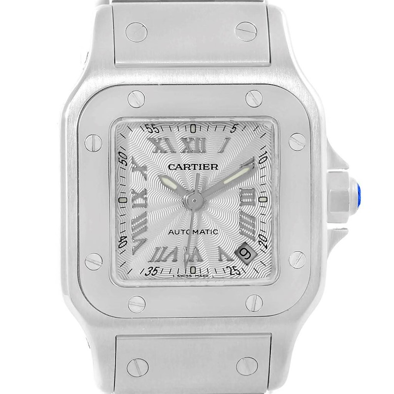 Cartier Santos Galbee Ladies Stainless Steel Automatic Watch W20044D6 SwissWatchExpo