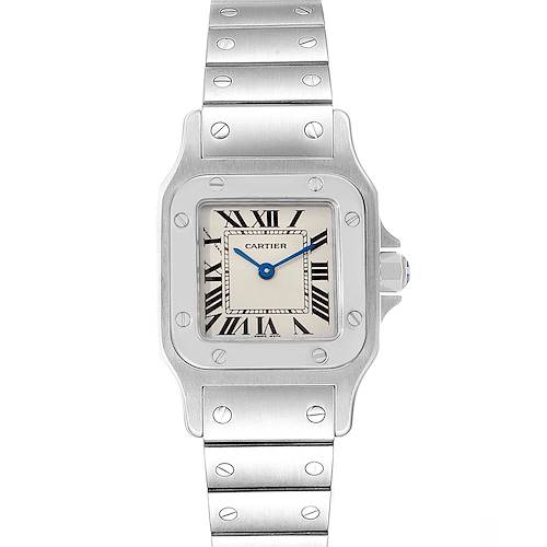 Photo of Cartier Santos Galbee Small Steel Silver Dial Ladies Watch W20056D6