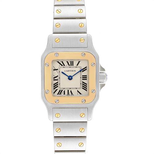 Photo of Cartier Santos Galbee Steel Yellow Gold Ladies Watch W20012C4