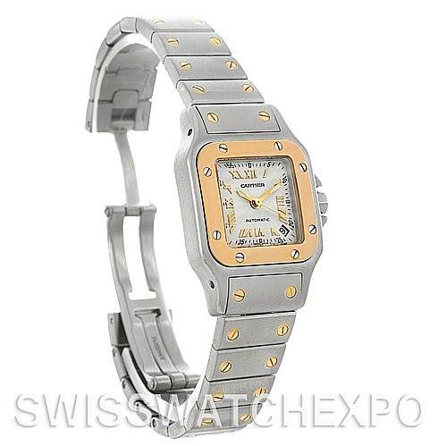 Cartier Santos Small Steel 18K Yellow Gold Watch W20057C4