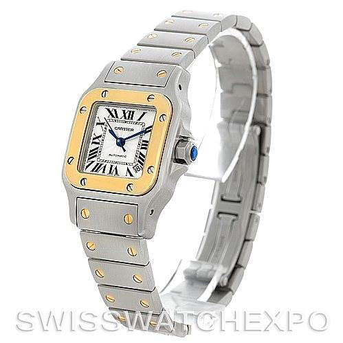 Cartier Santos Ladies Steel 18K Yellow Gold W20045C4 Watch SwissWatchExpo