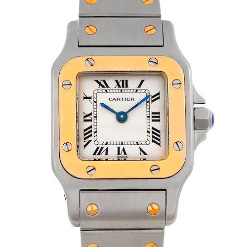 Photo of Cartier Santos Ladies Steel 18K Yellow Gold W20012C4 Watch