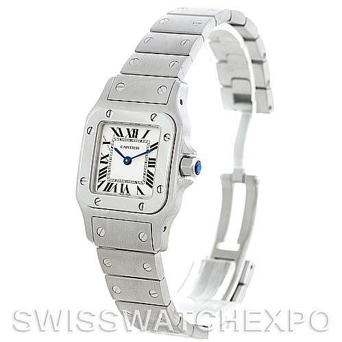 Cartier Santos Galbee Ladies Steel Quartz Watch W20056D6 SwissWatchExpo