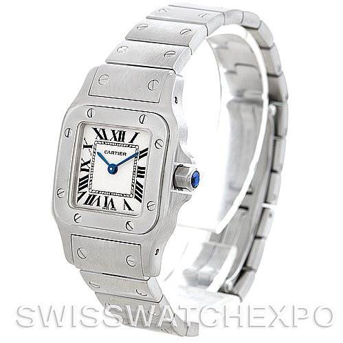 Cartier Santos Galbee Ladies Steel Quartz Watch W20056D6 SwissWatchExpo