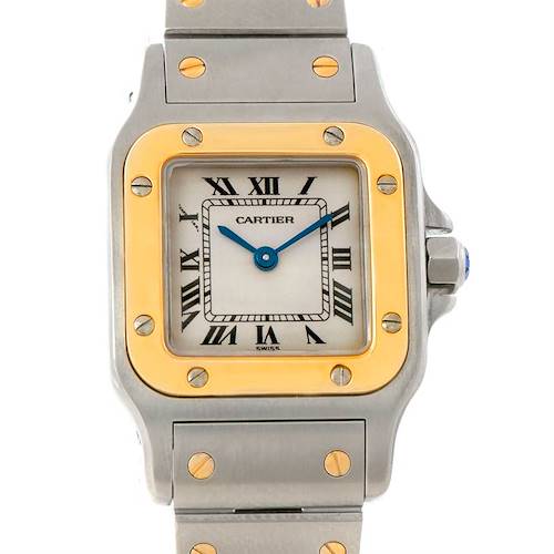 Photo of Cartier Santos Galbee Ladies Steel 18K Yellow Gold Watch W20012C4