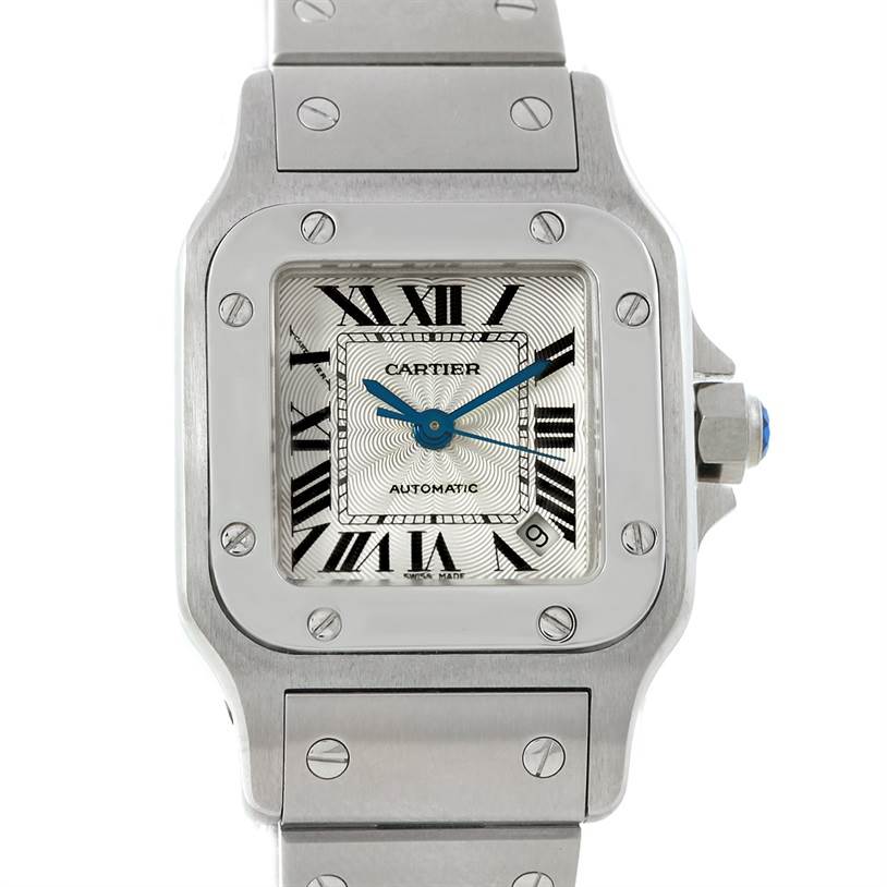 Cartier Santos Galbee Small Steel Automatic Watch W20054D6 Unworn ...