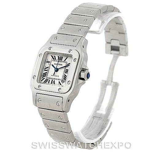 Cartier Santos Galbee Ladies Steel Automatic Watch W20054D6 SwissWatchExpo