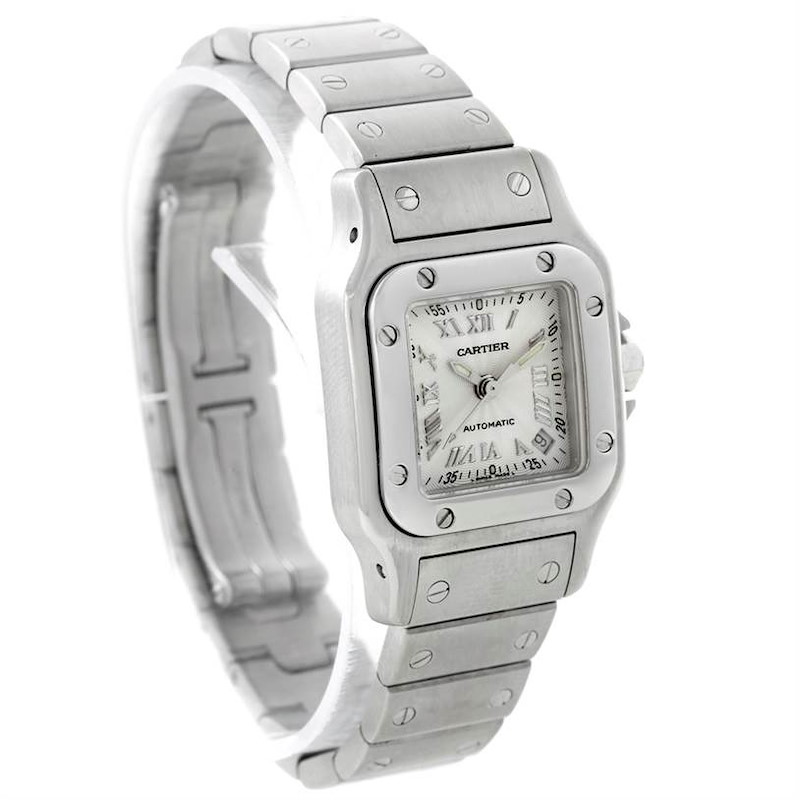Cartier Santos Galbee Ladies Steel Automatic Watch W20044D6 SwissWatchExpo