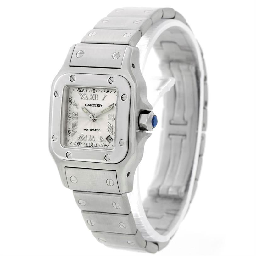 Cartier Santos Galbee Ladies Steel Automatic Watch W20044D6 ...