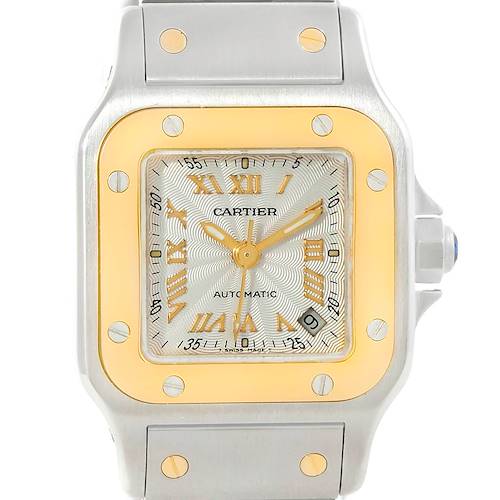 Photo of Cartier Santos Small Steel 18K Yellow Gold Watch W20057C4