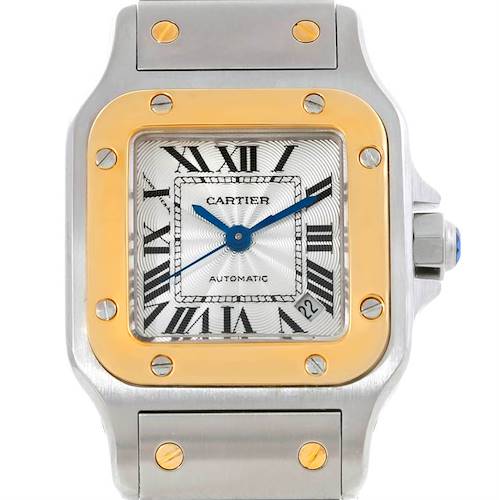 Photo of Cartier Santos Small Steel 18K Yellow Gold Watch W20057C4