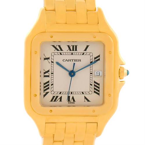 Photo of Cartier Panthere XL 18K Yellow Gold Date Quartz Watch W25014B9