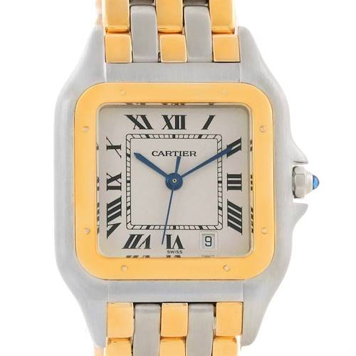 Photo of Cartier Panthere Large Steel 18K Yellow Gold 3 Row Watch W25028B8