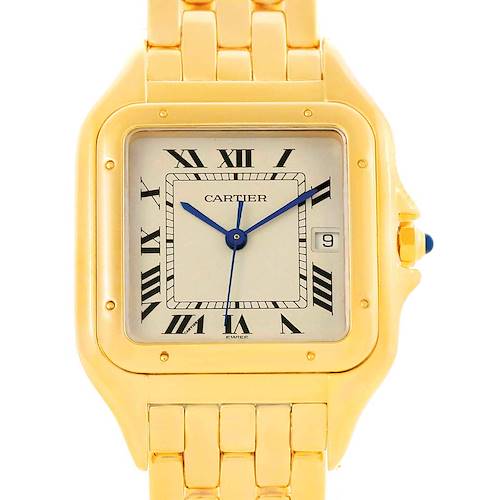 Photo of Cartier Panthere XL 18K Yellow Gold Date Unisex Watch W25014B9