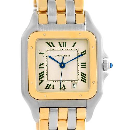 Photo of Cartier Panthere Large Steel 18K Yellow Gold Date Watch W25028B6