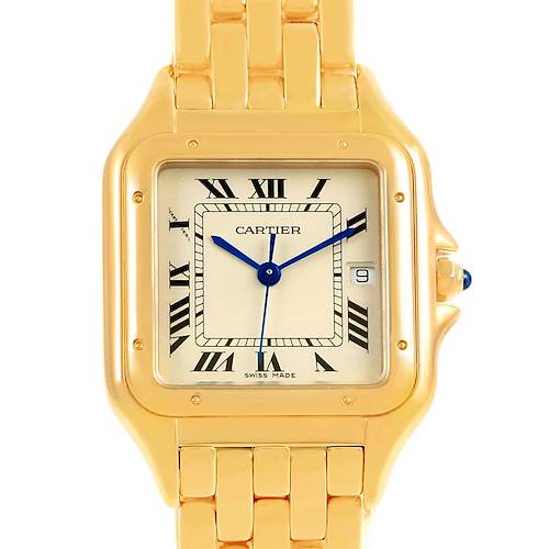 Photo of Cartier Panthere XL 18K Yellow Gold Silver Dial Unisex Watch W25014B9