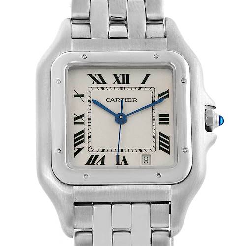 Photo of Cartier Panthere Large Steel Unisex Watch W25054P5 Box Papers