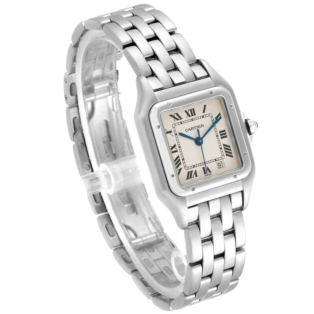Cartier Panthere Large Stainless Steel Unisex Watch W25054P5 ...