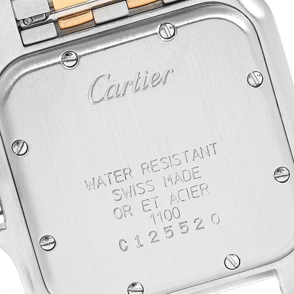 Cartier Panthere Large Steel Yellow Gold Two Row Mens Watch W25028B8 ...