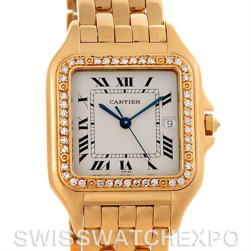 Photo of Cartier Panthere X-Large 18K Yellow Gold Diamond Watch