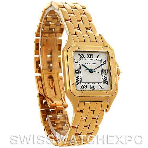 Cartier Panthere X-Large 18k Yellow Gold Watch W25014B9 SwissWatchExpo