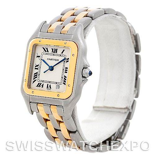 Cartier Panthere Large Steel 18K Yellow Gold Watch W25028B6 SwissWatchExpo