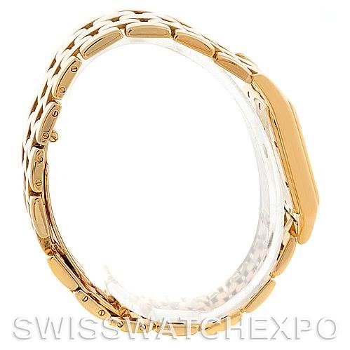 The image displays a side view of the bracelet and case of a Cartier Panthere W25014B9 Men
s Silver Dial W25014B9 Men
s Silver Dial watch.