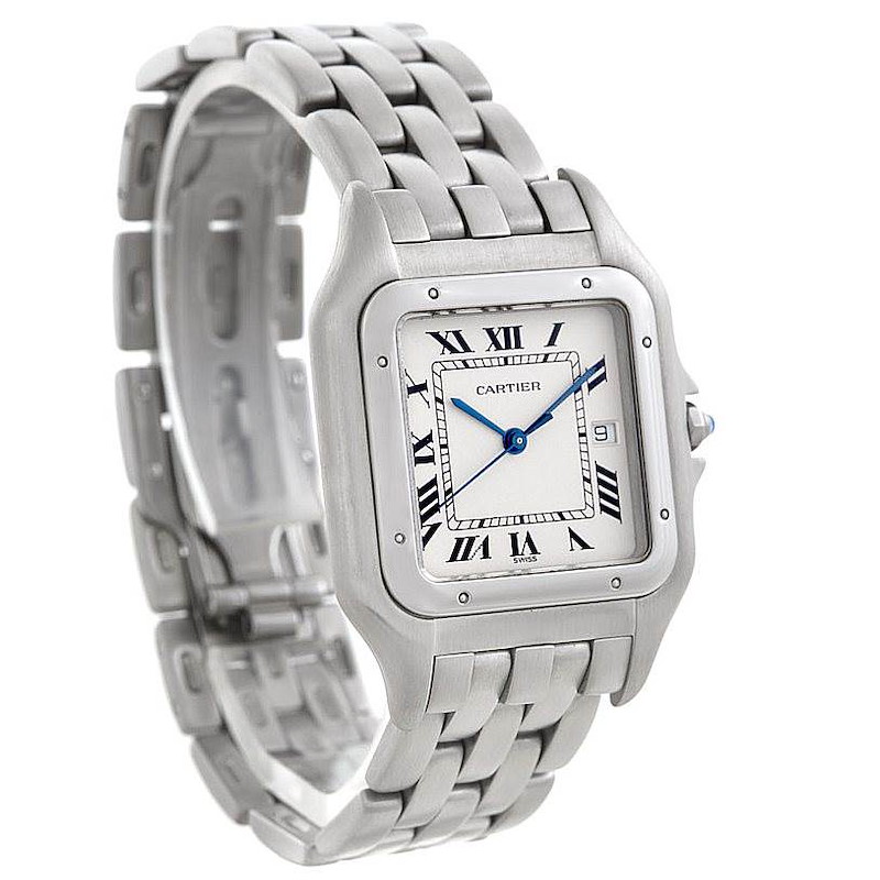 Cartier Panthere Jumbo Stainless Steel Watch W25032P5 SwissWatchExpo