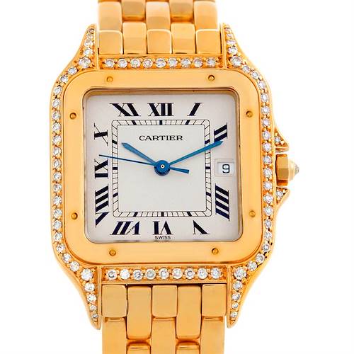 Photo of Cartier Panthere XL 18K Yellow Gold Diamond Watch