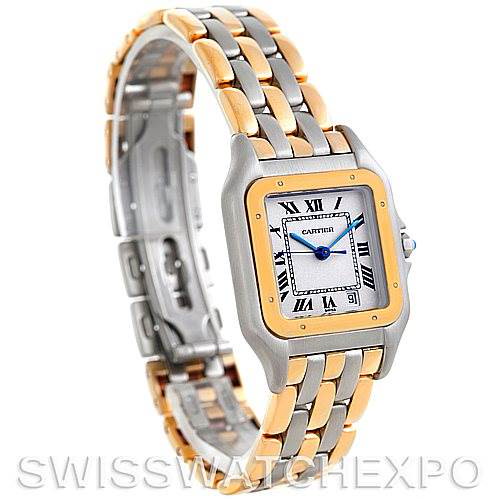 Cartier Panthere Large Steel 18K Yellow Gold Watch SwissWatchExpo