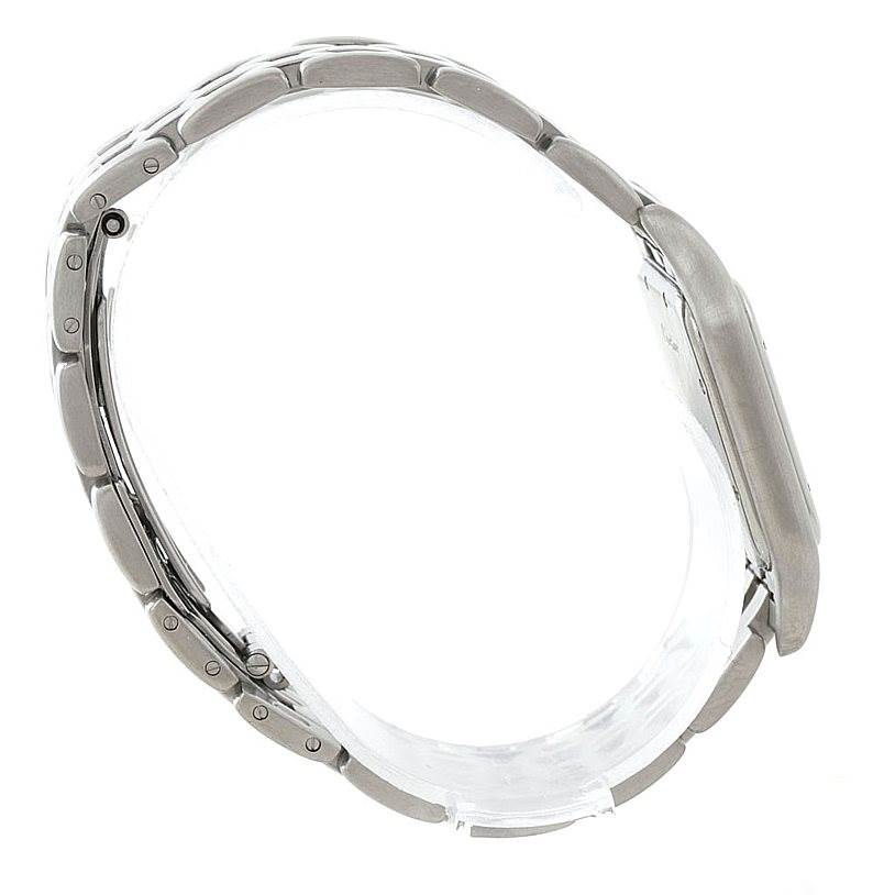 The image shows a side view of the Panthère de Cartier watch by Cartier, highlighting the watch case and bracelet.