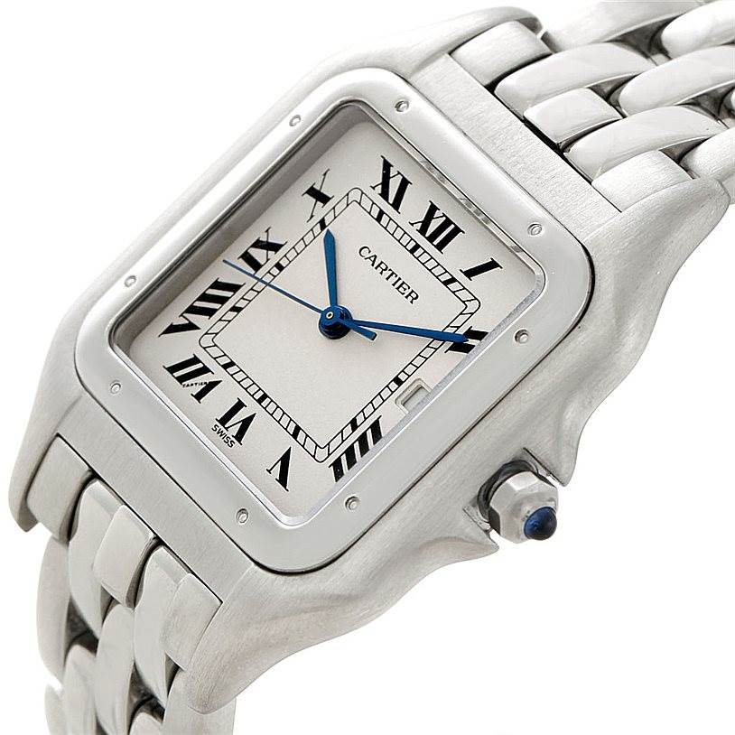 Cartier Panthere Jumbo Stainless Steel Watch W25032P5 | SwissWatchExpo