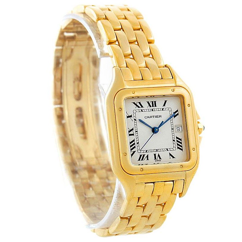Cartier Panthere XL 18k Yellow Gold Watch W25014B9 SwissWatchExpo