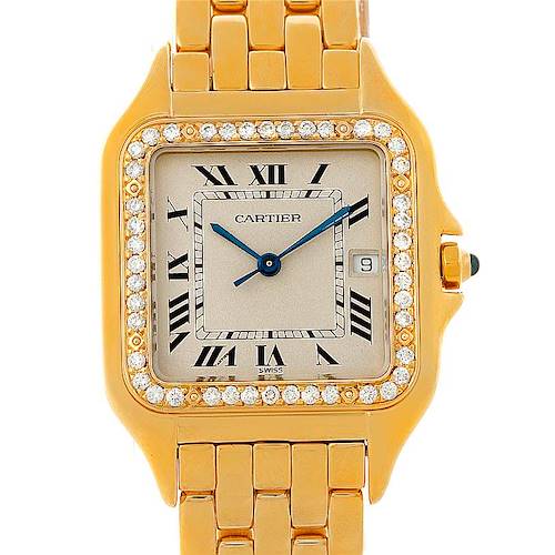 Photo of Cartier Panthere Jumbo 18K Yellow Gold Diamond Watch