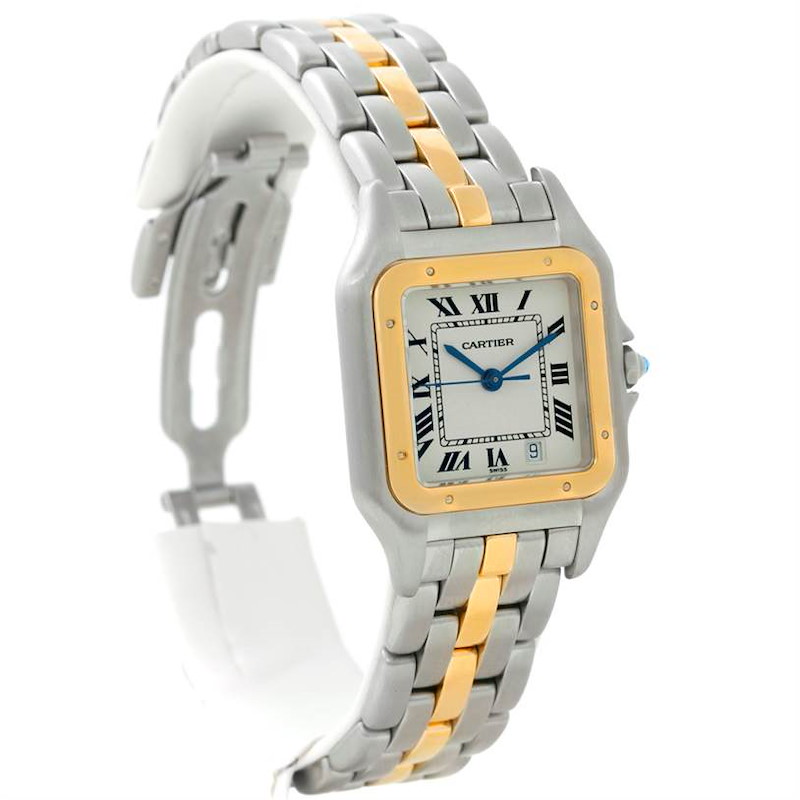 Cartier Panthere Large Steel 18K Yellow Gold Watch W25028B5 SwissWatchExpo