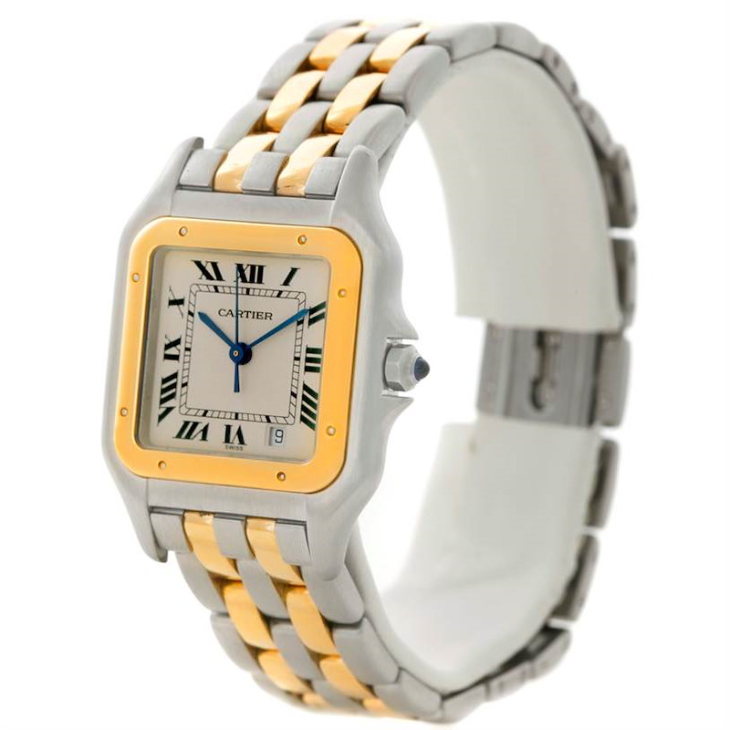 Cartier Panthere Large Steel 18K Yellow Gold Watch W25028B6 SwissWatchExpo