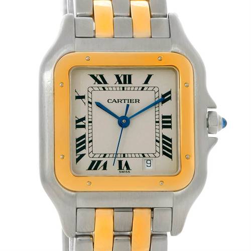 Photo of Cartier Panthere Large Steel 18K Yellow Gold Watch W25028B6