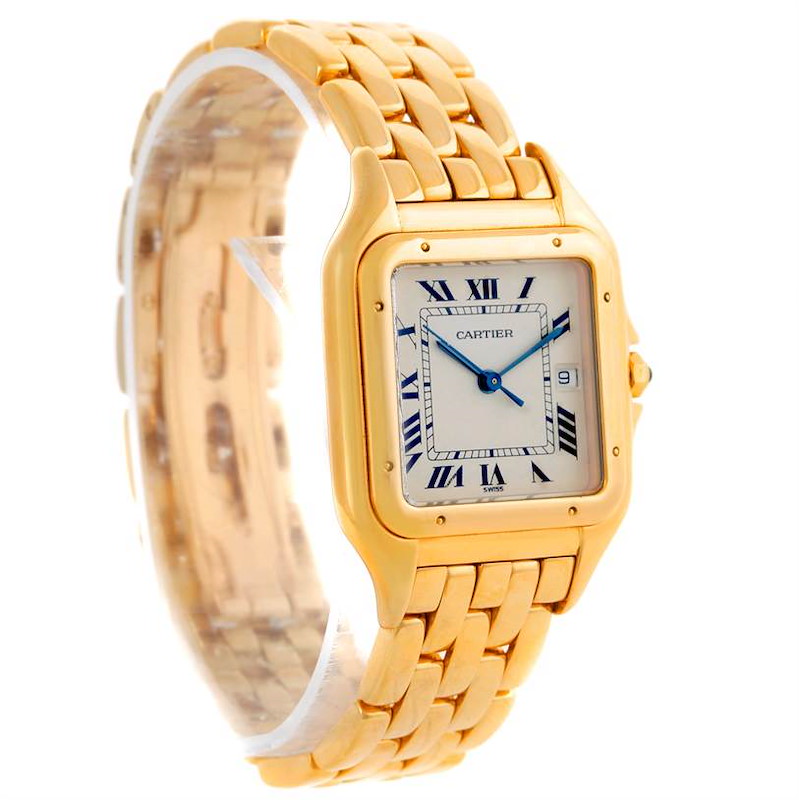 Cartier Panthere XL 18k Yellow Gold Watch W25014B9 SwissWatchExpo