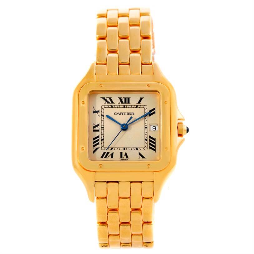 Cartier Panthere XL 18K Yellow Gold Watch W25014B9 | SwissWatchExpo