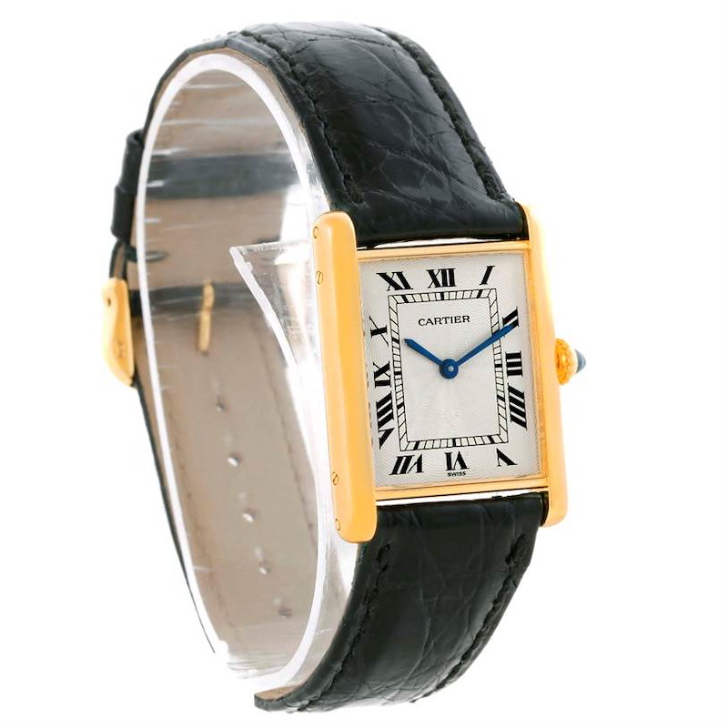 Cartier Tank Classic Yellow Gold Stock 10653 SwissWatchExpo