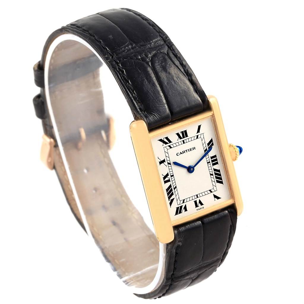 Cartier Tank Classic Yellow Gold | Stock 15587 | SwissWatchExpo