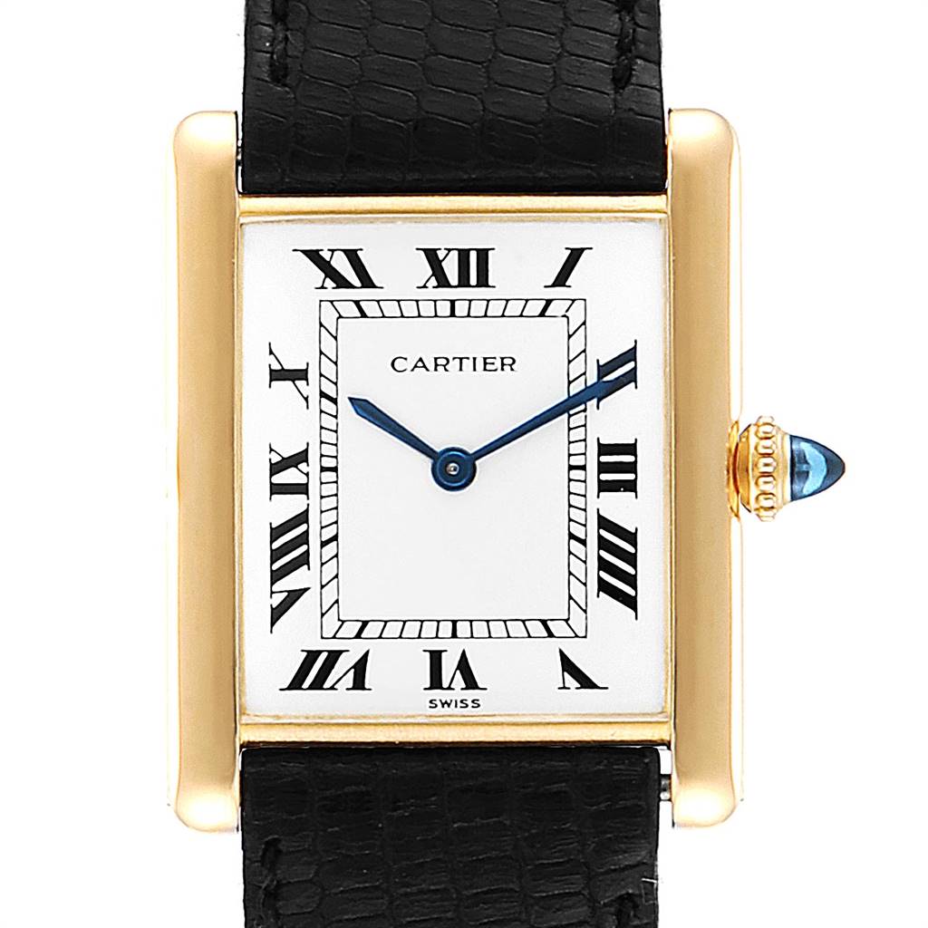 Cartier Tank Classic Paris Yellow Gold Ultra Thin Mechanical Mens