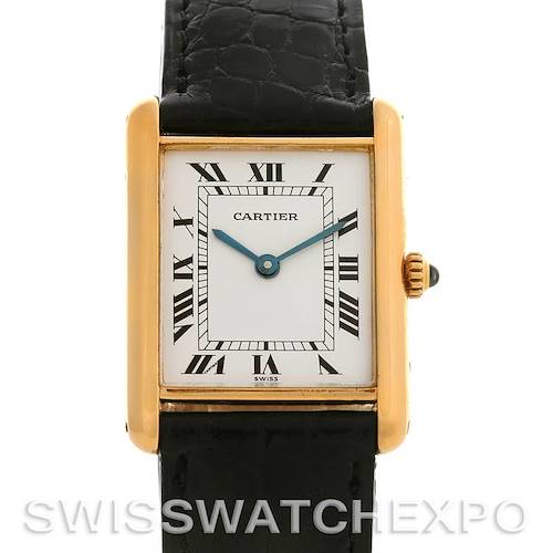 Photo of Cartier Tank Classic 18k Yellow Gold Quartz Watch