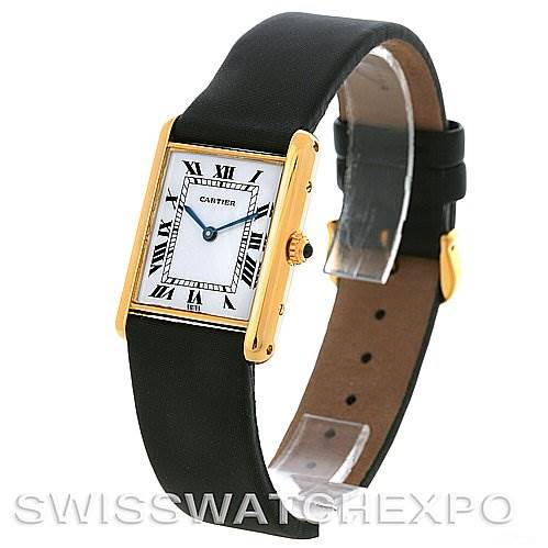 Cartier Tank Classic 18k Yellow Gold Quartz Watch SwissWatchExpo