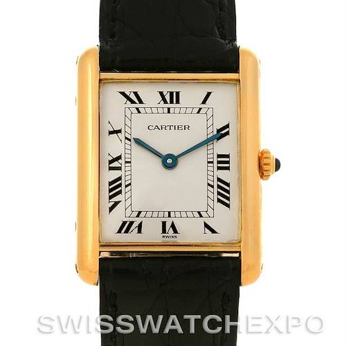 Photo of Cartier Tank Classic 18k Yellow Gold Quartz Watch