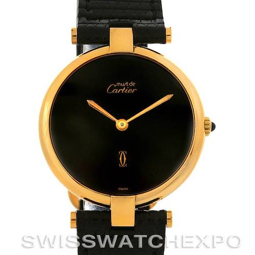 Photo of Cartier  18k Yellow Gold Plated Must De Cartier Quartz Watch