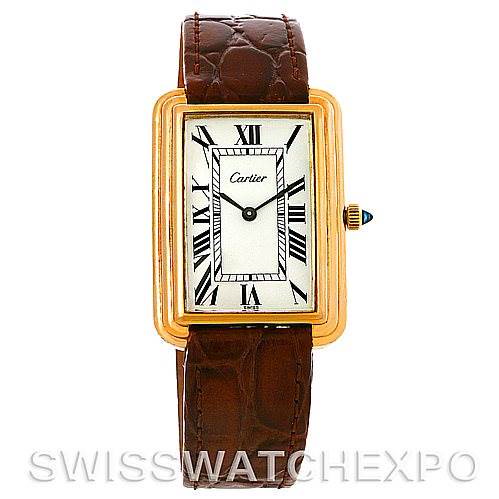 cartier vintage men's watch