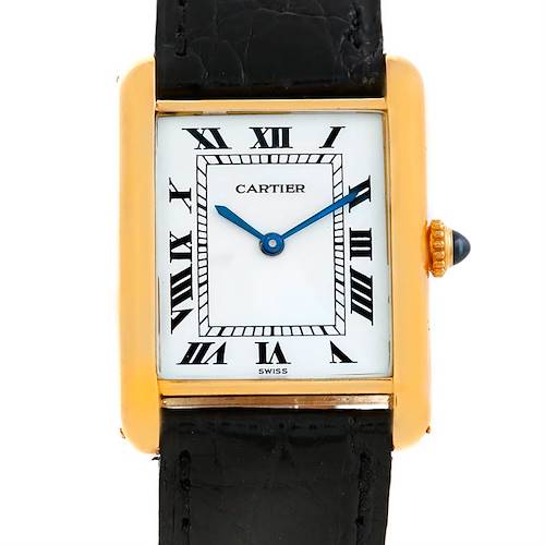 Photo of Cartier Tank Classic 18k Yellow Gold Mens Watch