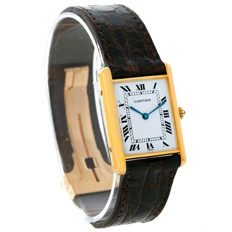 Cartier Tank Classic Paris 18K Yellow Gold Quartz Watch | SwissWatchExpo