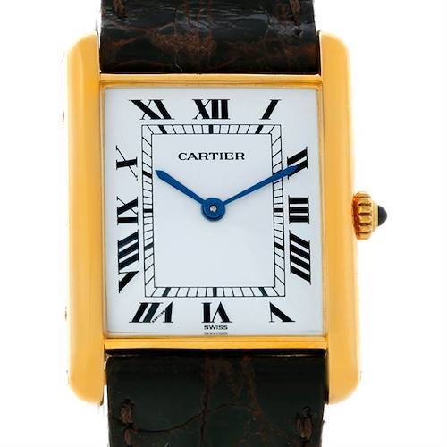 Photo of Cartier Tank Classic Paris 18K Yellow Gold Quartz Watch